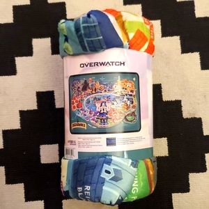 Overwatch Plush Blanket Machine Washable New Very Rare Blizzard World Gaming NEW